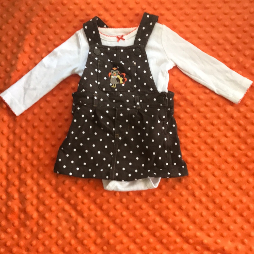 Turkey overall skirt set